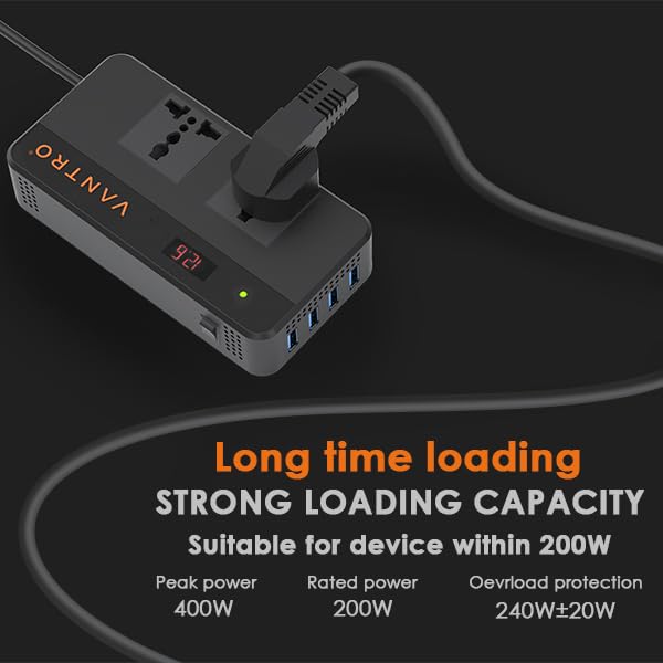 VANTRO Car Power Inverter 200W – P2