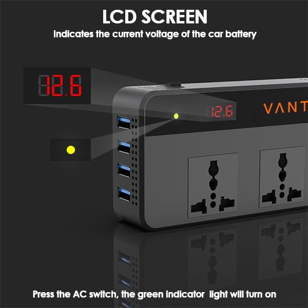 VANTRO Car Power Inverter 200W – P2