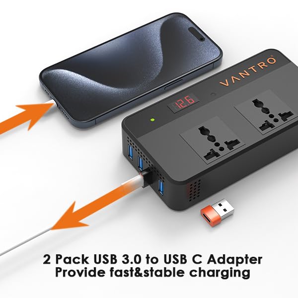 VANTRO Car Power Inverter 200W – P2